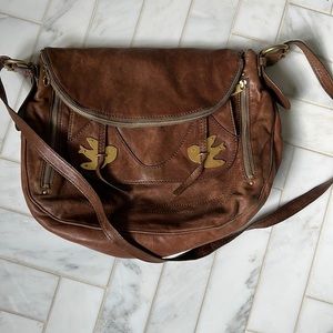 Marc by Marc Jacob’s brown leather cross body bag